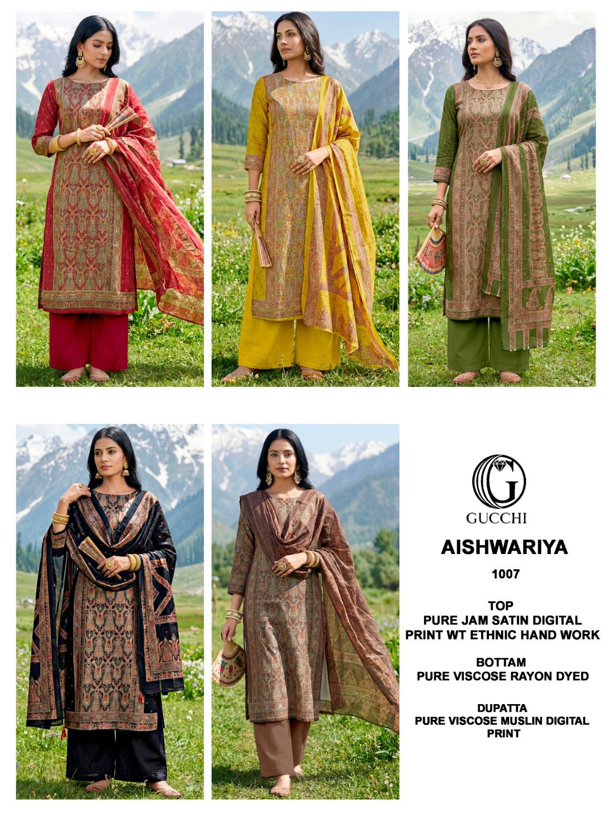 AISHWARIYA – 1007 by Fashid 1007A TO 1007E SERIES 